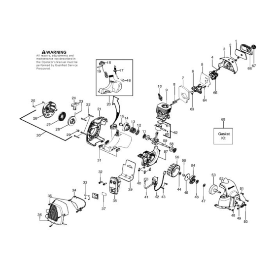 Engine  for Husqvarna 125 LDX Trimmer/ Edgers