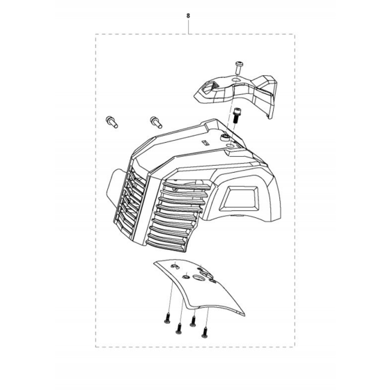 Housing  for Husqvarna 131 R Trimmer/ Edgers