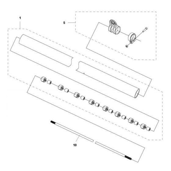 Tube  for Husqvarna 131 R Trimmer/ Edgers