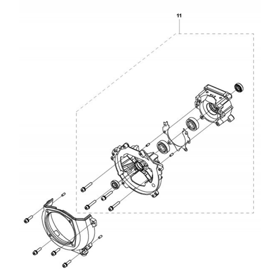 Crankcase for Husqvarna 131 RB  Trimmer/ Edgers