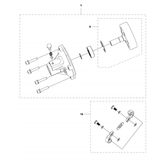 Clutch  for Husqvarna 131 RB  Trimmer/ Edgers