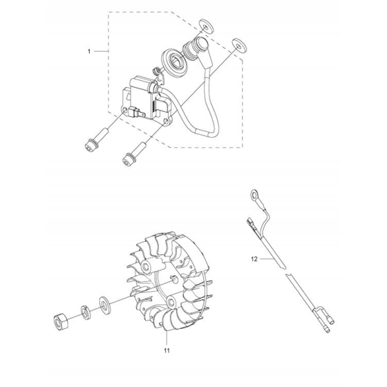 Ignition System  for Husqvarna 131 RB  Trimmer/ Edgers