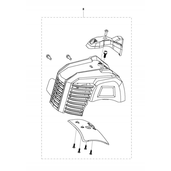 Housing  for Husqvarna 131 RB  Trimmer/ Edgers