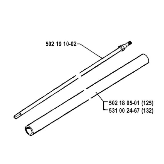 Shaft  for Husqvarna 132 LD Trimmer/ Edgers