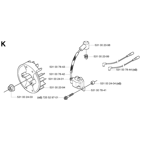 Ignition System for Husqvarna 133R Brushcutters