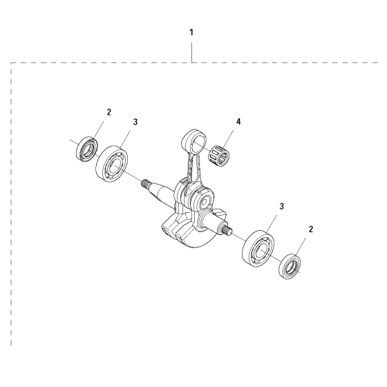 Crankshaft Assembly For Husqvarna 336FR Brushcutter