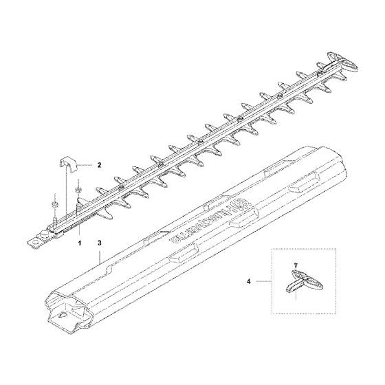 Cutting Blade Assembly for Husqvarna 136LIHD50 Hedge Trimmers