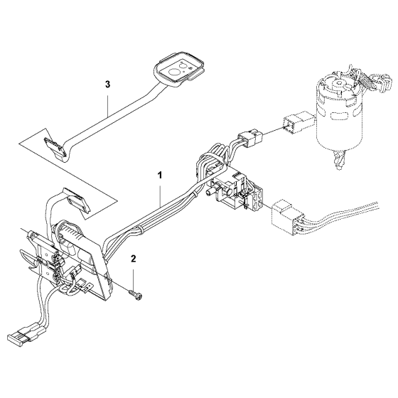 Electrical Assembly for Husqvarna 136LIHD50 Hedge Trimmers