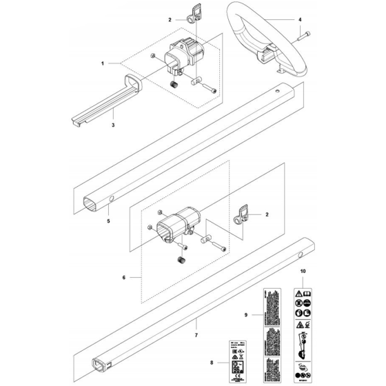 Tube for Husqvarna 136 LiL Trimmer/ Edgers