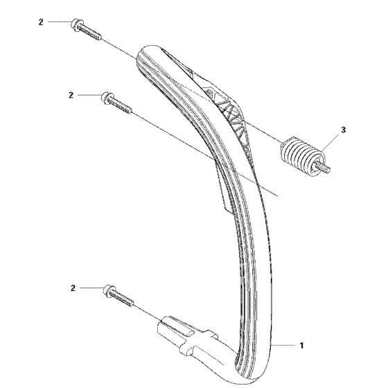 Handle Assembly for Husqvarna 140 Chainsaw