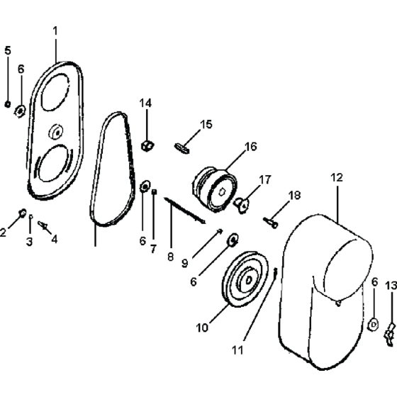 Drive Kit for Belle 1400 Series Pro Trowel (900) 