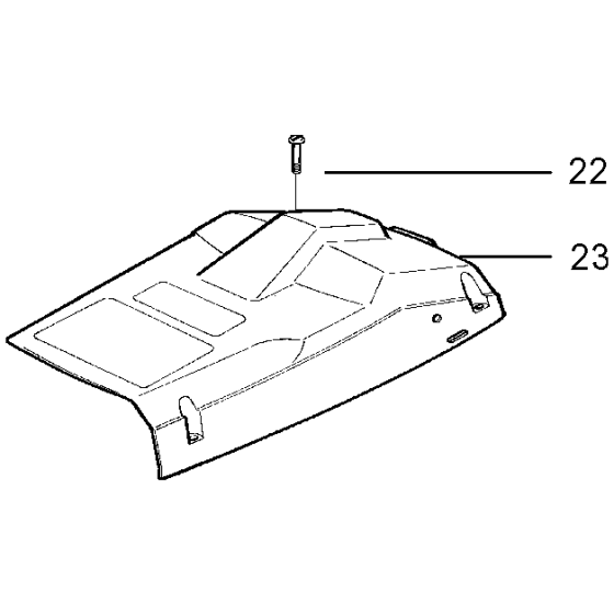 Cover Assembly for Husqvarna 141le Chainsaw