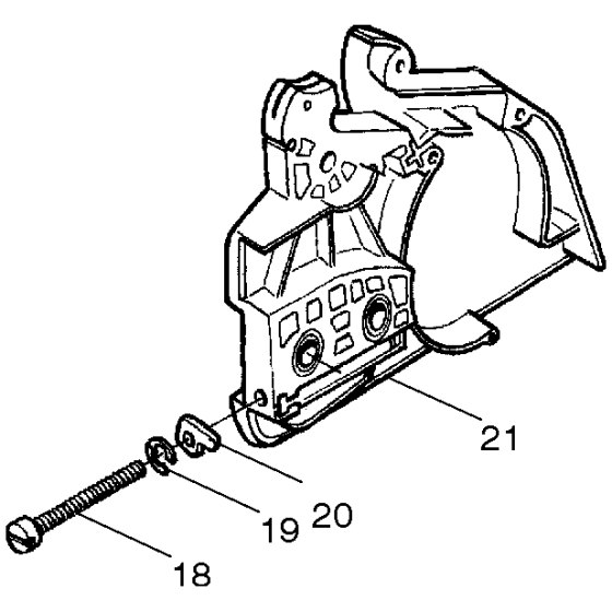 Clutch Cover Assembly for Husqvarna 142e Chainsaw