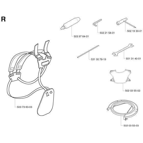 Accessories for Husqvarna 142R Brushcutters