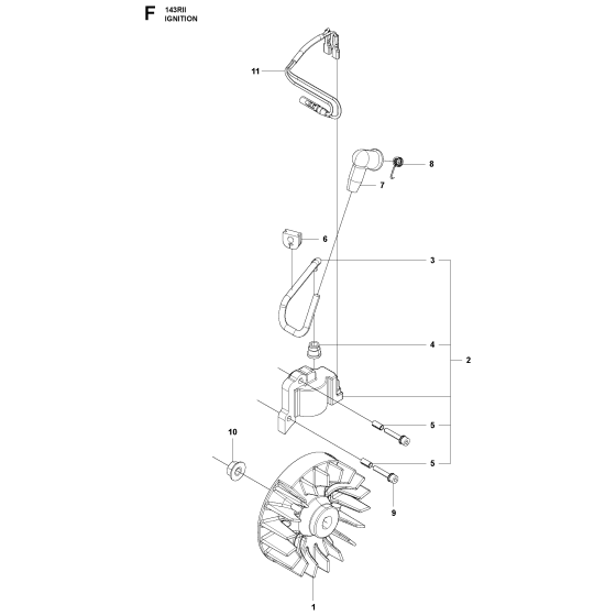 Ignition System for Husqvarna 143Rii Brushcutters