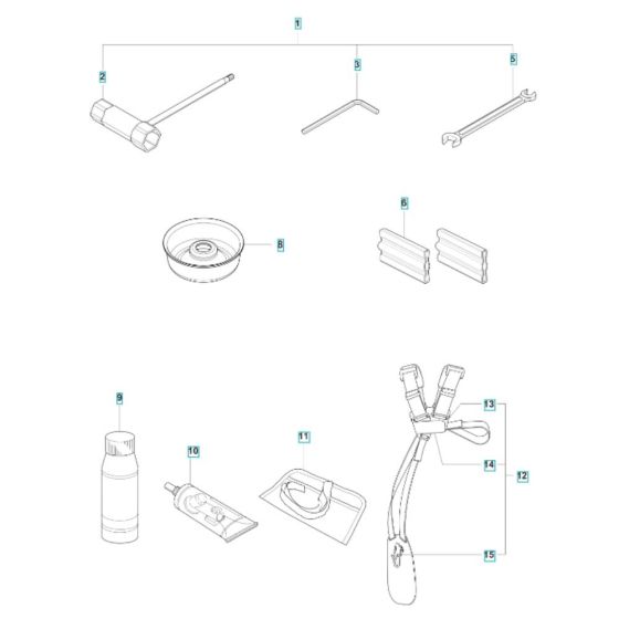 Accessories for Husqvarna 143RS Brushcutter