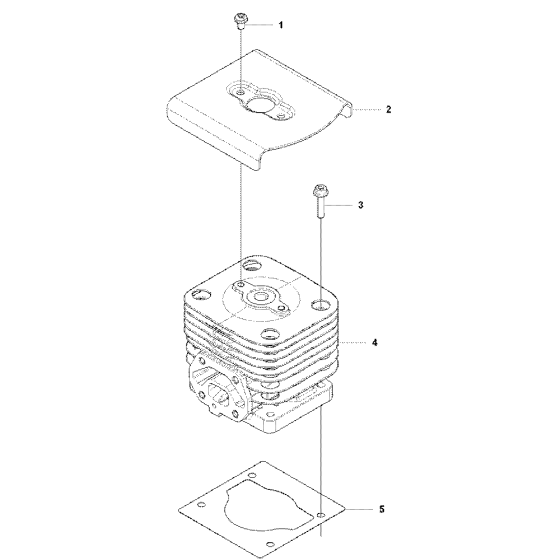 Cylinder Assembly For Husqvarna 150BT Leaf Blowers