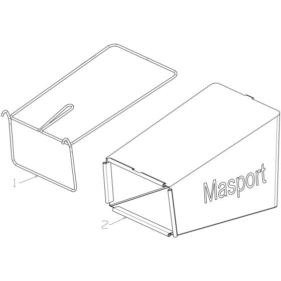 Bag Catcher Assembly for Masport 150ST SP 2019 Jan Mower