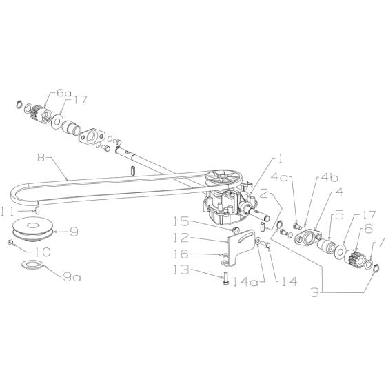 Drive Assembly for Masport 150ST SP 2019 Jan Mower