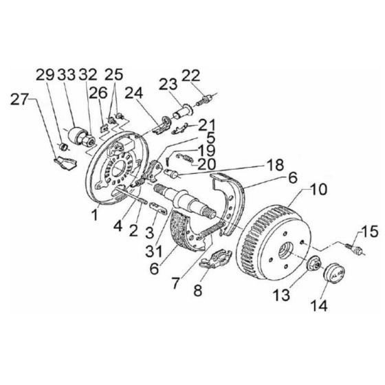 AL-KO 1637 Wheel Brakes