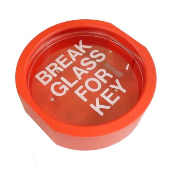 Red Emergency Break Glass Key Box    