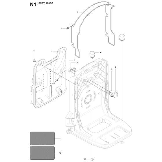 Frame Assembly For Husqvarna 180BF Leaf Blowers