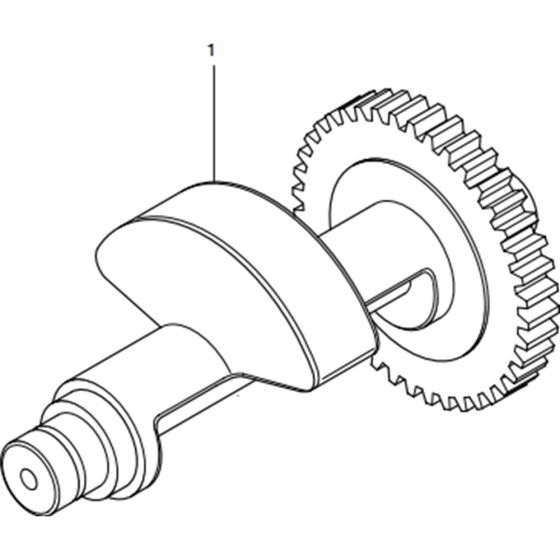 Crankshaft Assembly for Hatz 1B40 Engines