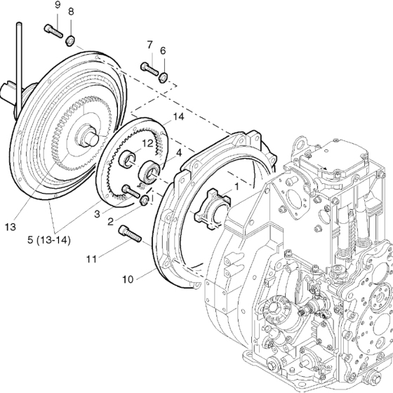 Clutch Perm. Disconn. Assembly for Hatz 1D41 (41.22, 41.21) Z Equipments