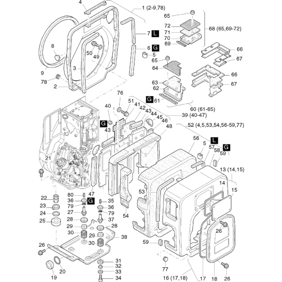 Capsule C Assembly fot Hatz 1D42 (42.11, 42.10) M Basic Engine