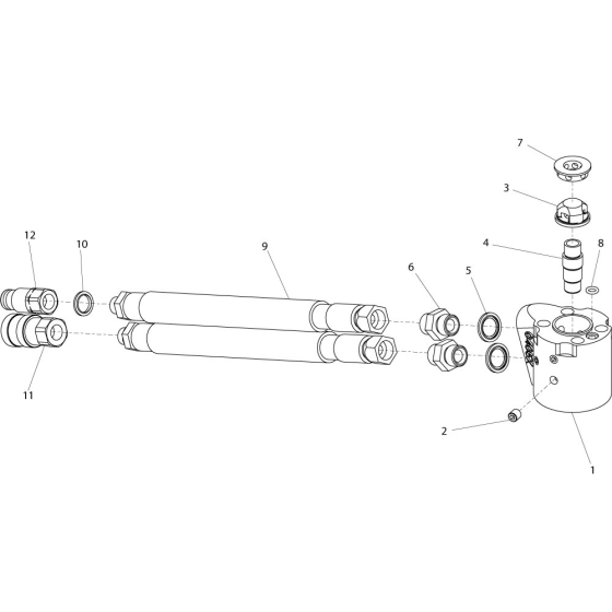 Valve Body Assembly for Belle 20-23PAN Breakers