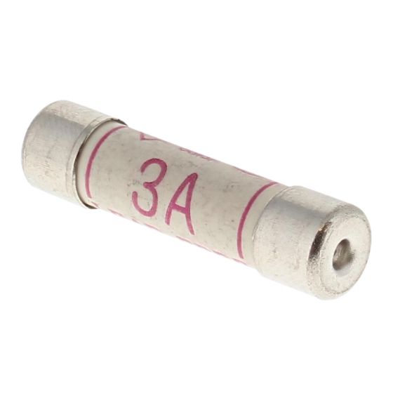 Domestic Mains Plug Fuses, BS1362 - 3 Amp Fuse, Sold Individually 