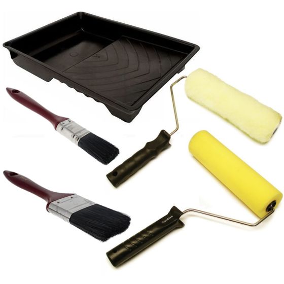 Decorating Kit with 9" Rollers, Tray and Brushes