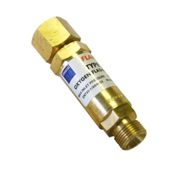 Flashback Arrestor, Oxygen 3/8" R/H Nut, Sold Individually