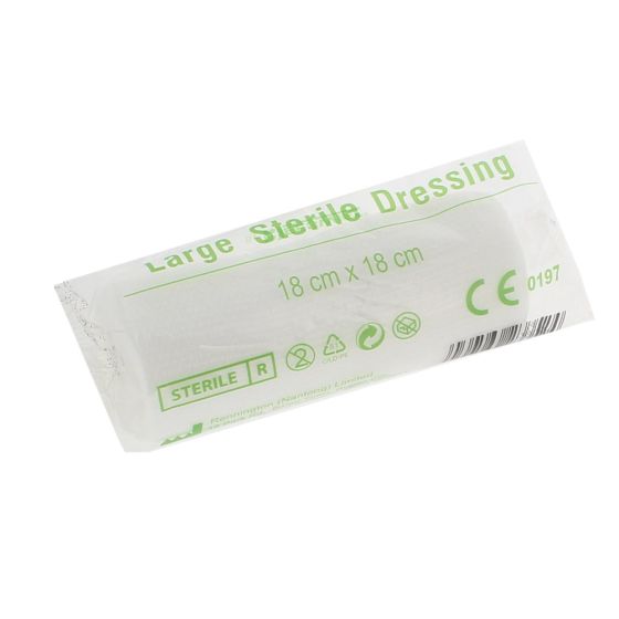 Medical Large Sterile Dressing  (Size 18cm x 18cm)