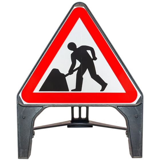 Road Works 750mm Q-sign