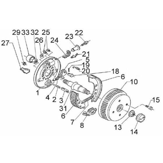 AL-KO 2051 Wheel Brakes