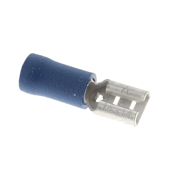 Blue 4.8mm Female Spade Terminal, 100 Pack