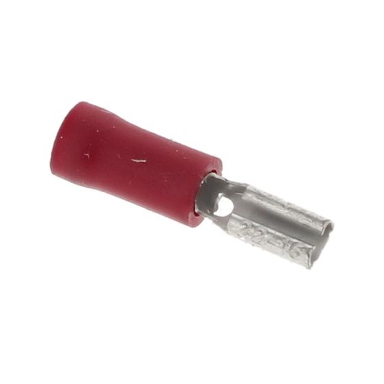 2.8mm Female Spade Terminal (Red) - Pack of 100