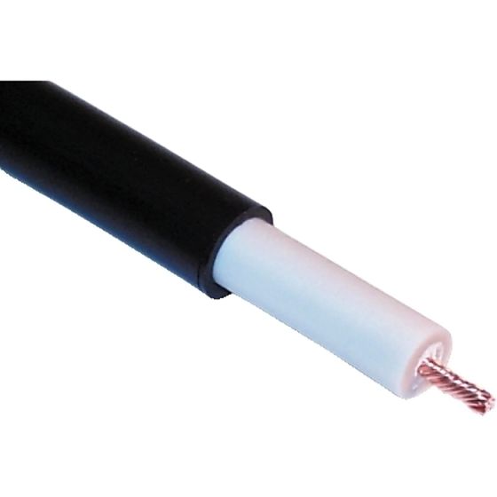 Copper HT Cable, 16/030, Length: 30 - Black