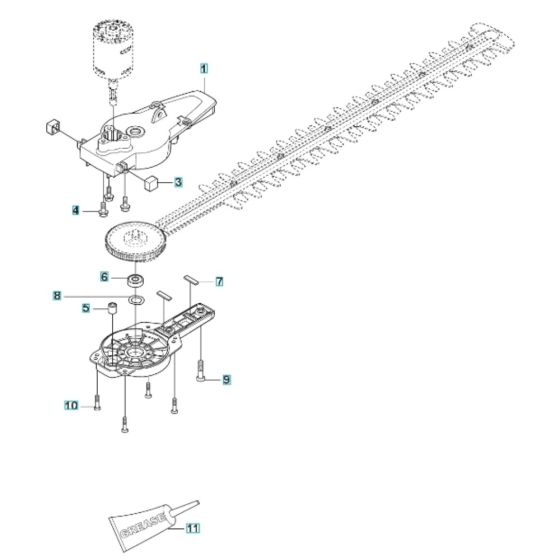 Gears for Husqvarna 215iHD45 Battery Hedge Trimmer