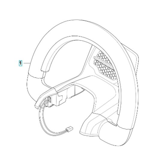 Handle Assembly for Husqvarna 215iHD55 Hedgetrimmer