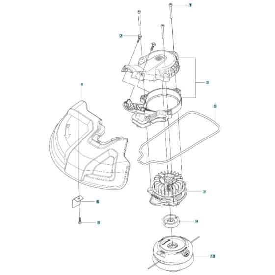 Cutting Equipment for Husqvarna 215iL Battery Trimmer