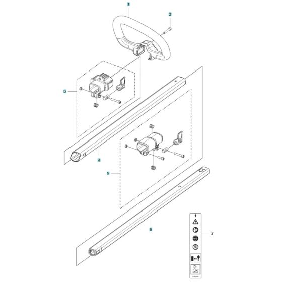 Tube for Husqvarna 215iL Battery Trimmer