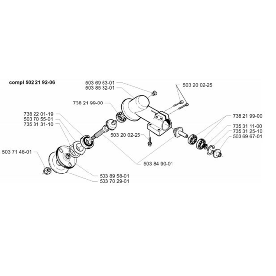 Bevel Gear for Husqvarna 225 E Trimmer/ Edgers