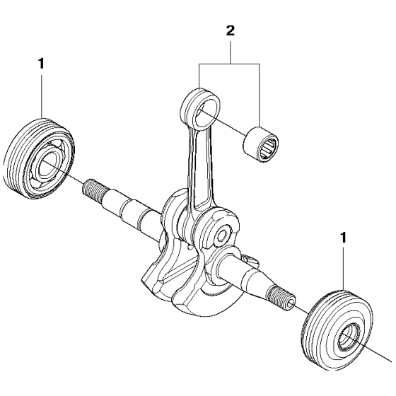 Crankshaft Assembly for Husqvarna 235 Chainsaw