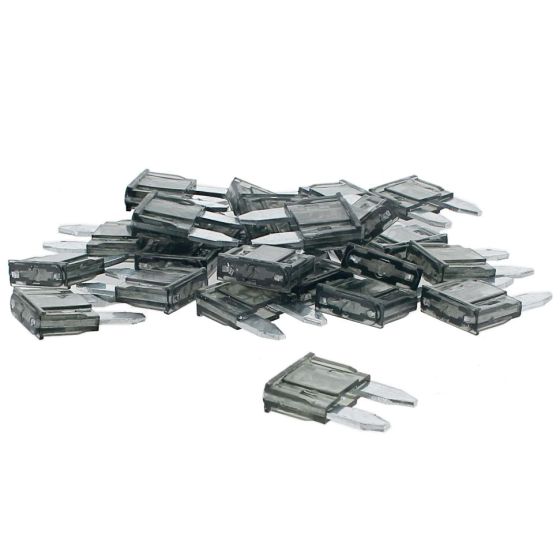 Mini Blade Fuses, Grey 2 Amp, Pack of 25