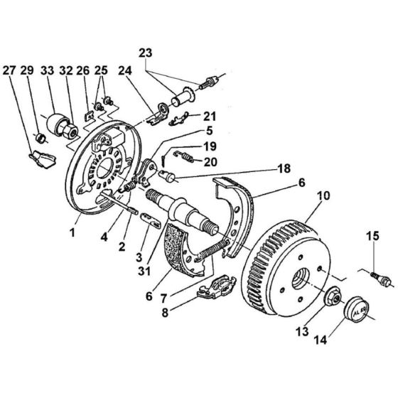 AL-KO 2361 Wheel Brakes