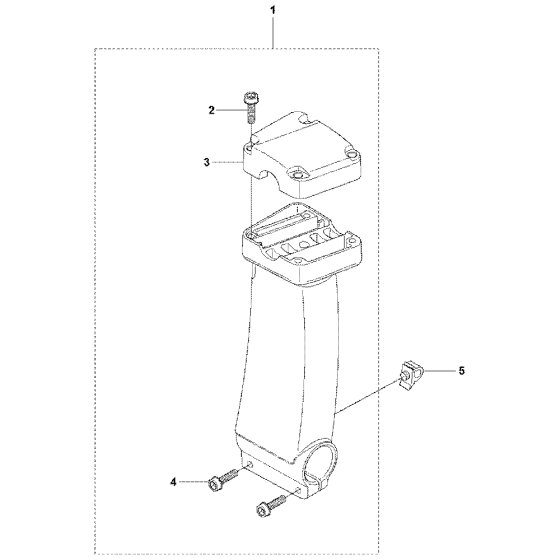 Tower Assembly for Husqvarna 241R Brushcutters