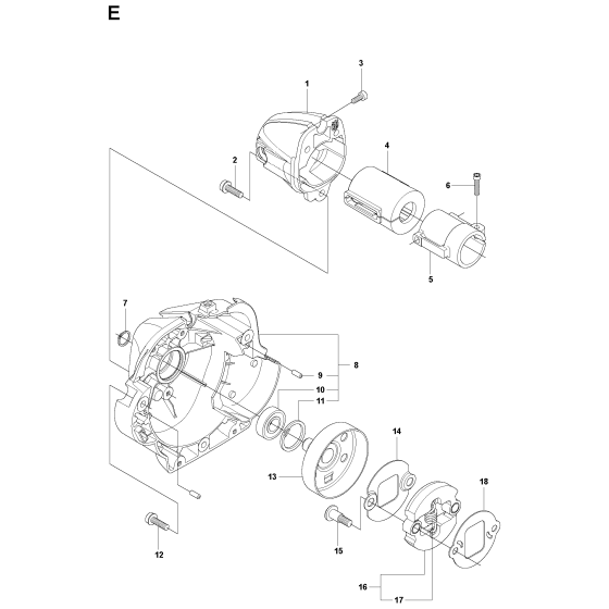 Clutch Assembly for Husqvarna 241R Brushcutters