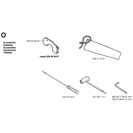 Accessories for Husqvarna 250ps Chainsaws